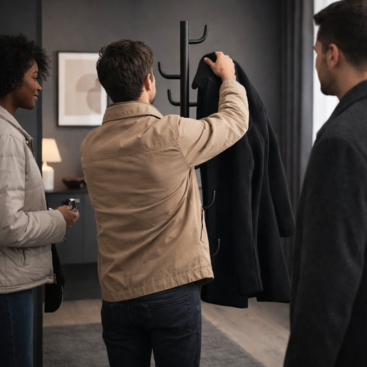 Porte manteau bois design