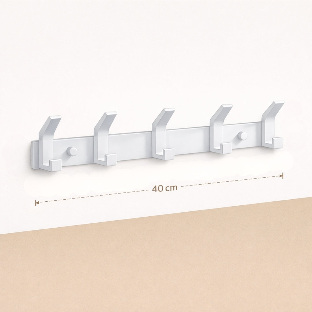 Porte manteau mural pour salle de bain