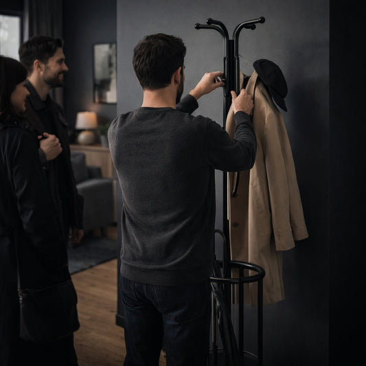 Porte manteau tronc d'arbre