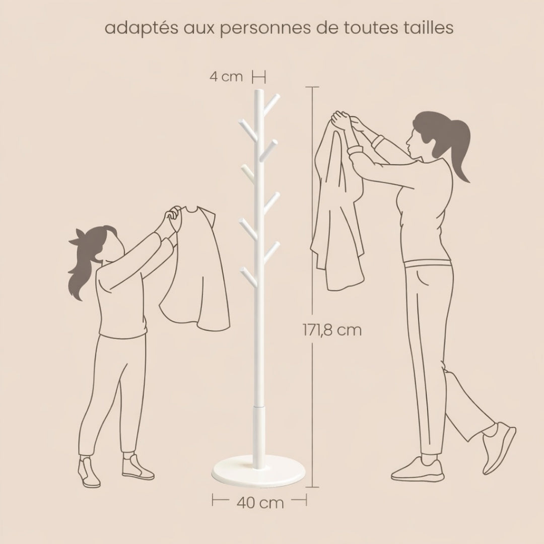 Porte manteau design bois