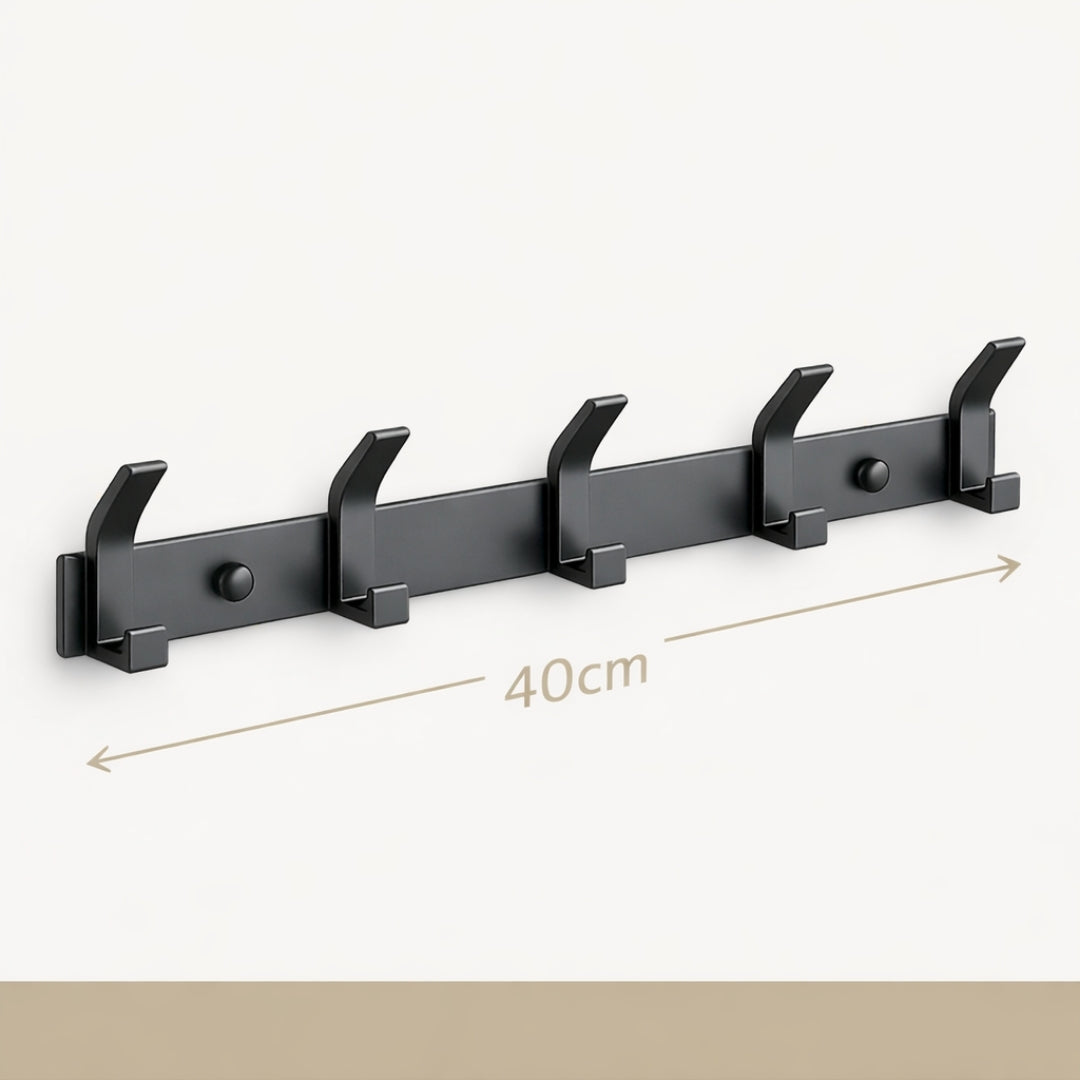 Porte manteau mural métallique